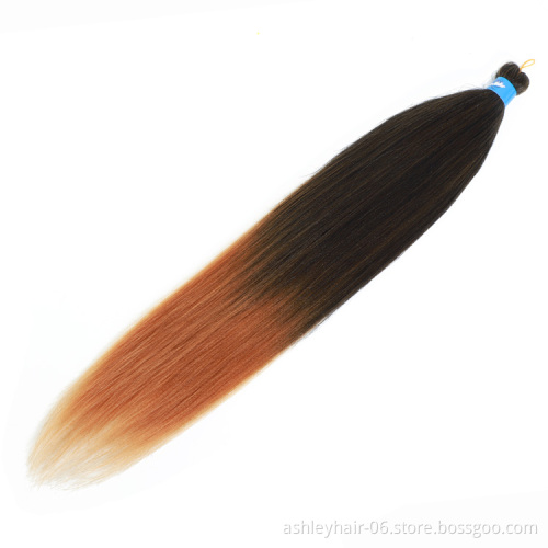480G Africa Cheap Extra Long Big Super Ombe Blond Pp Pre Stretch Quick Easy Extension Braid Hair With Custom Packaging